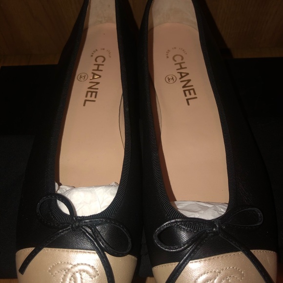Brand new Chanel leather ballet flats Sz. 40 - Picture 3 of 7